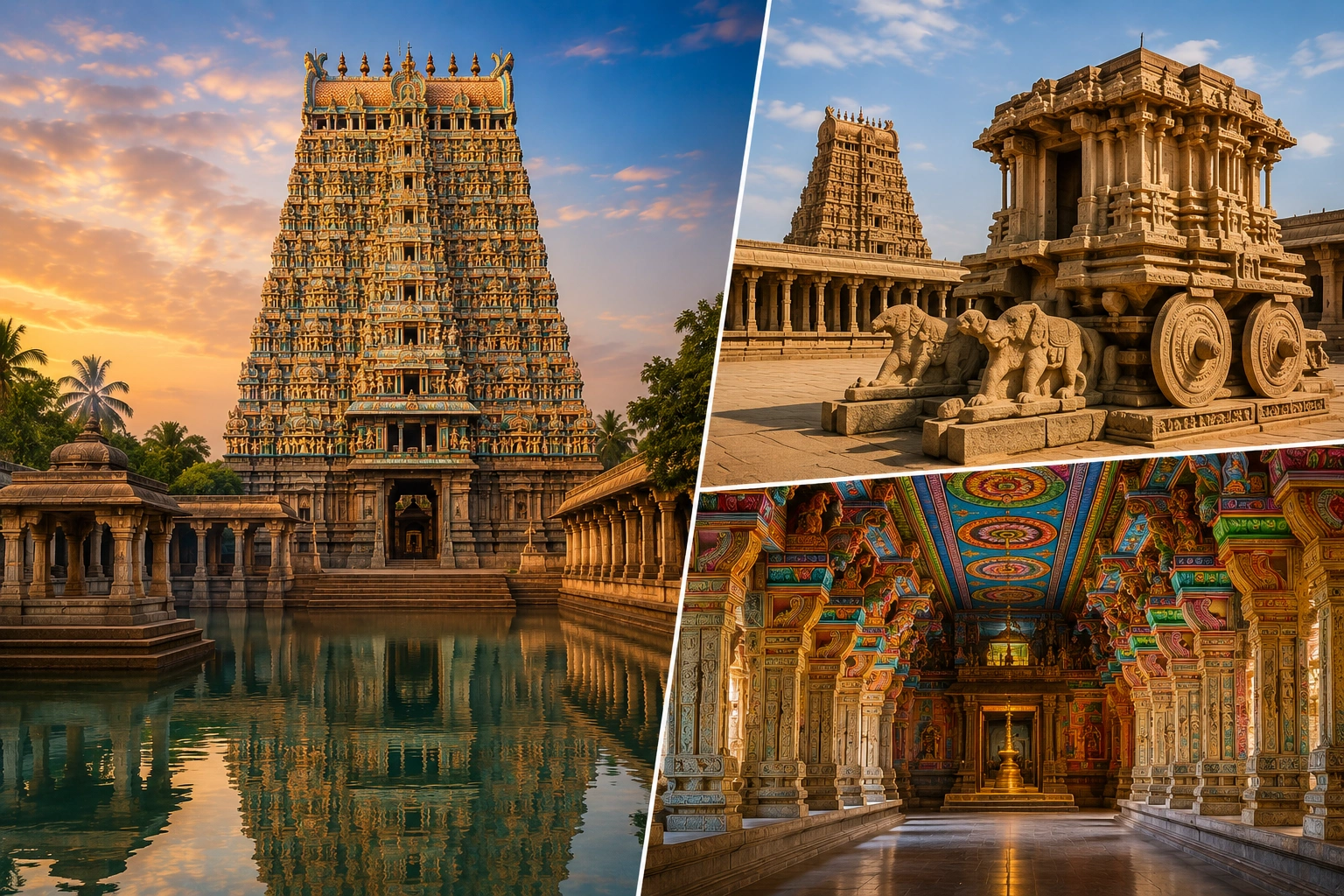 Dravidian temple architecture in South India